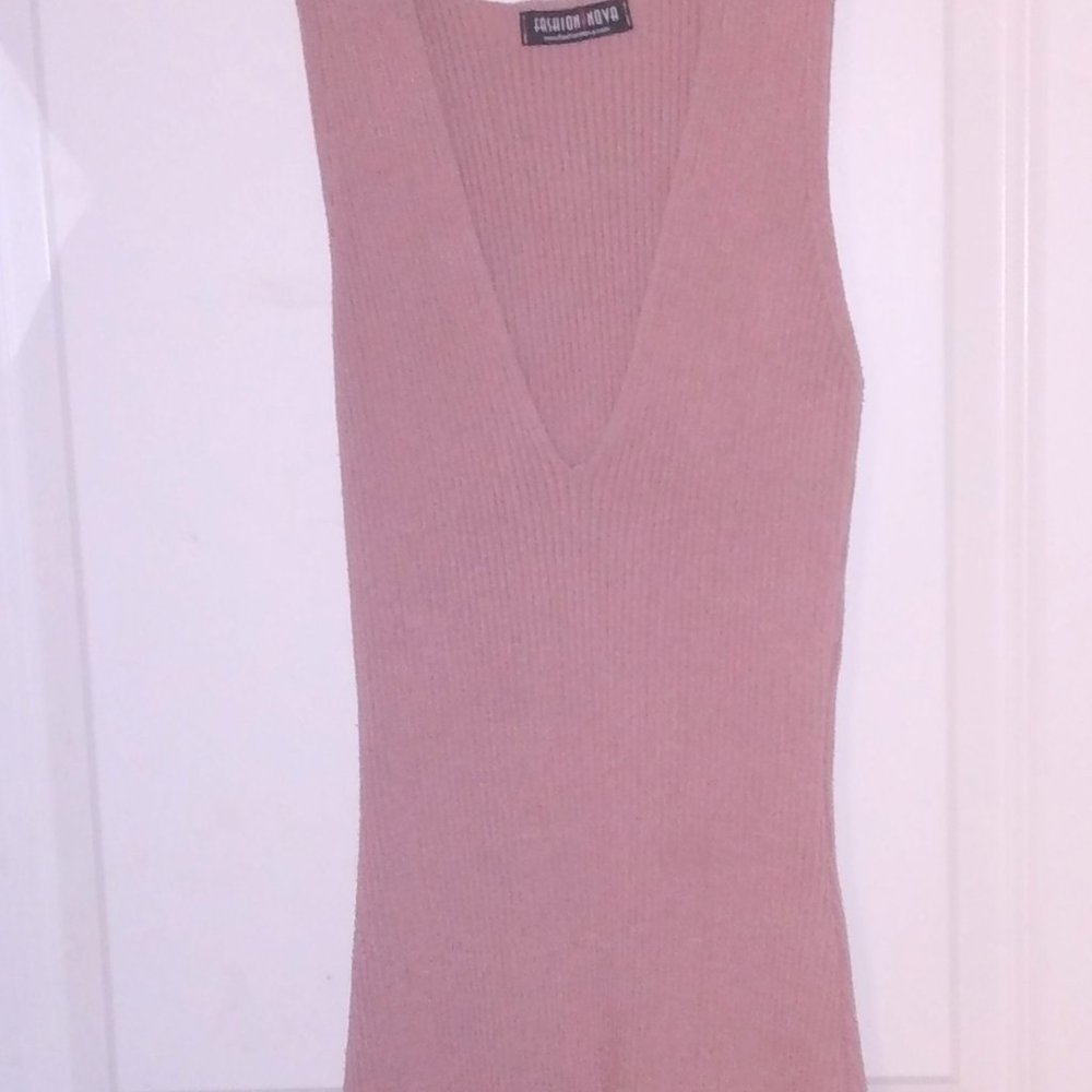 Salmon pink jumpsuit